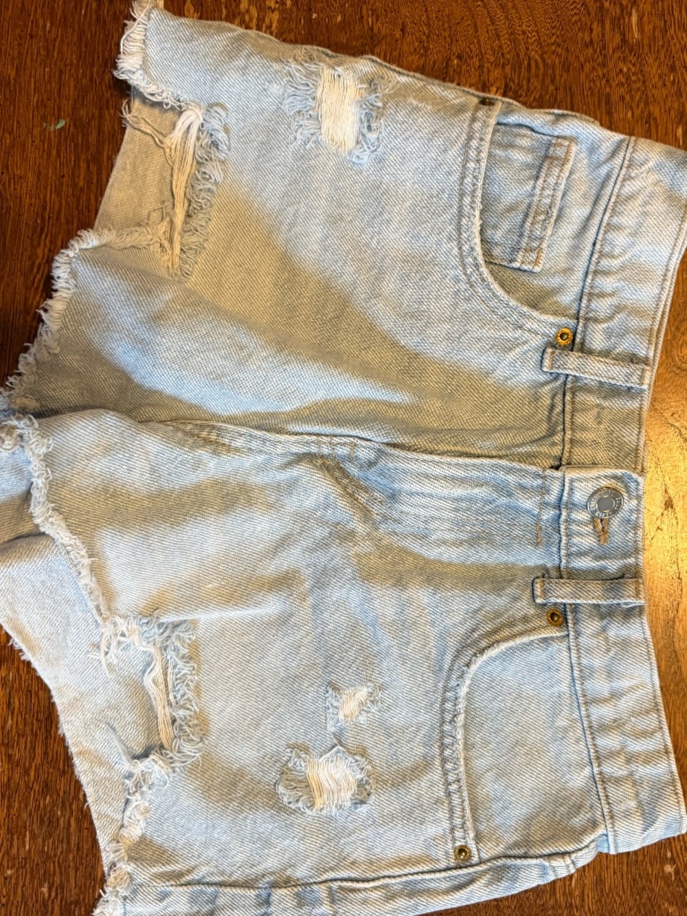 Zara girls denim shorts